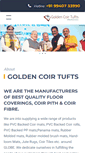 Mobile Screenshot of goldencoirtufts.com